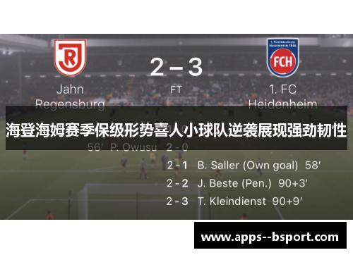 海登海姆赛季保级形势喜人小球队逆袭展现强劲韧性